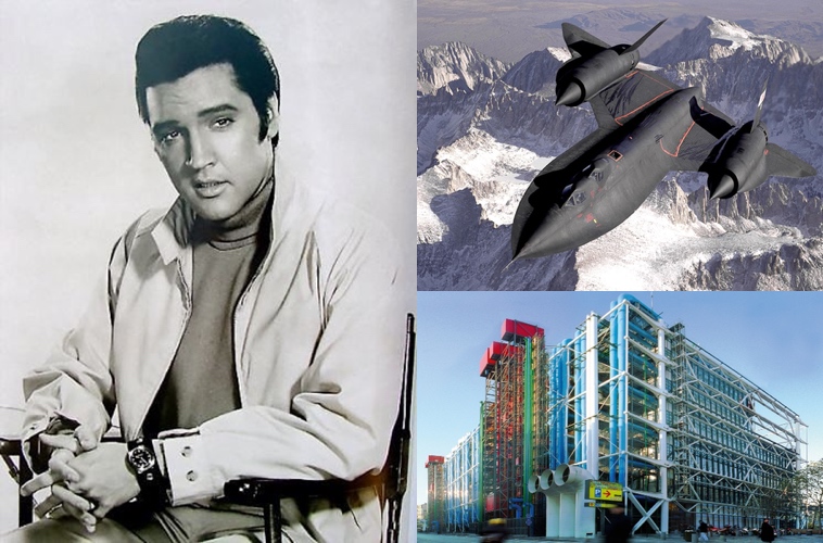 Elvis, the Pompidou Center, and the SR-71 Blackbird
